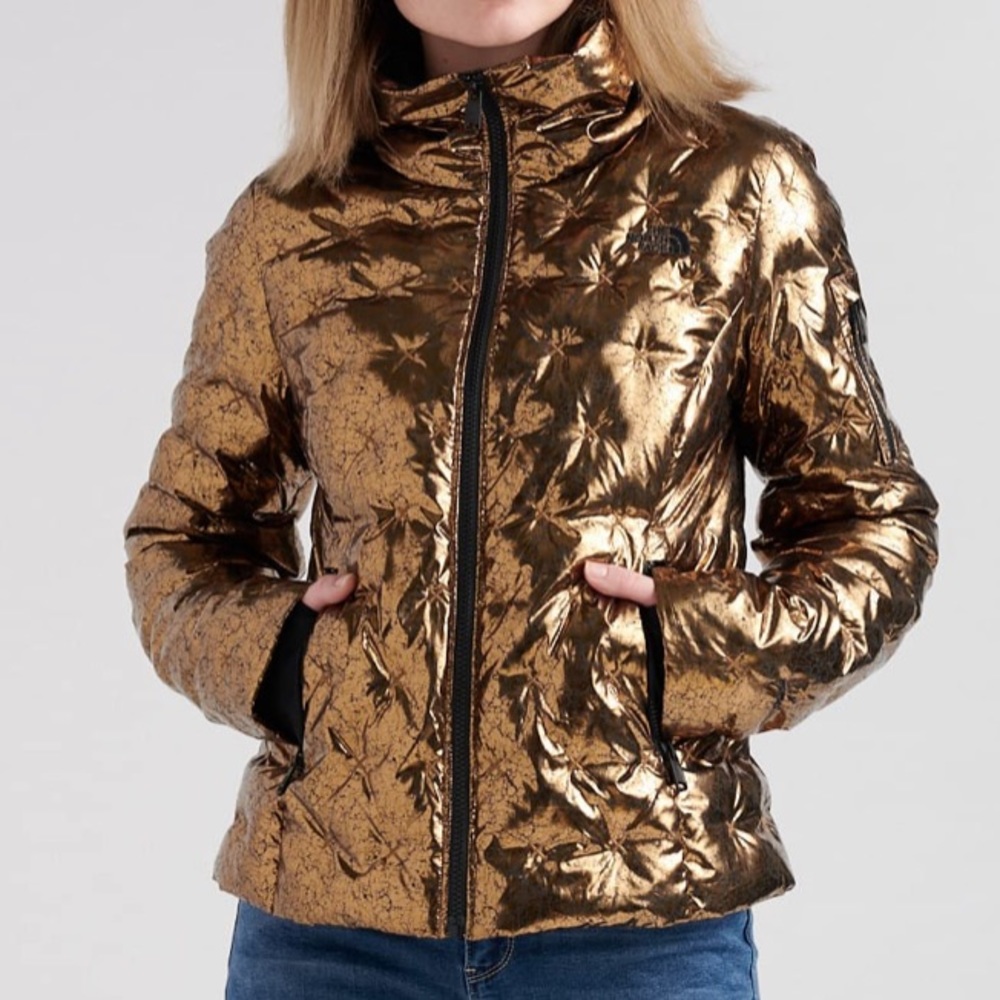 Gold down north face jacket great condition